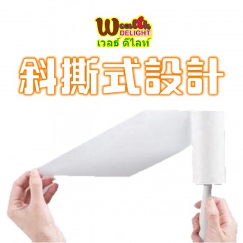 10cm 粘毛滾塵筒補充裝 (4粘毛滾筒 @60撕)